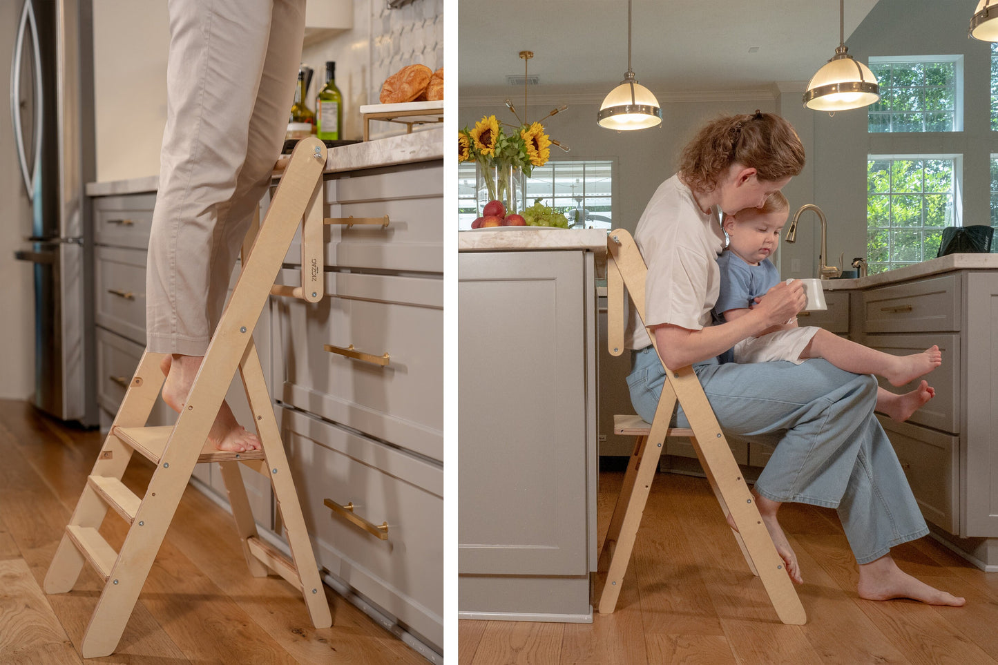 Slim Foldable Toddler Tower