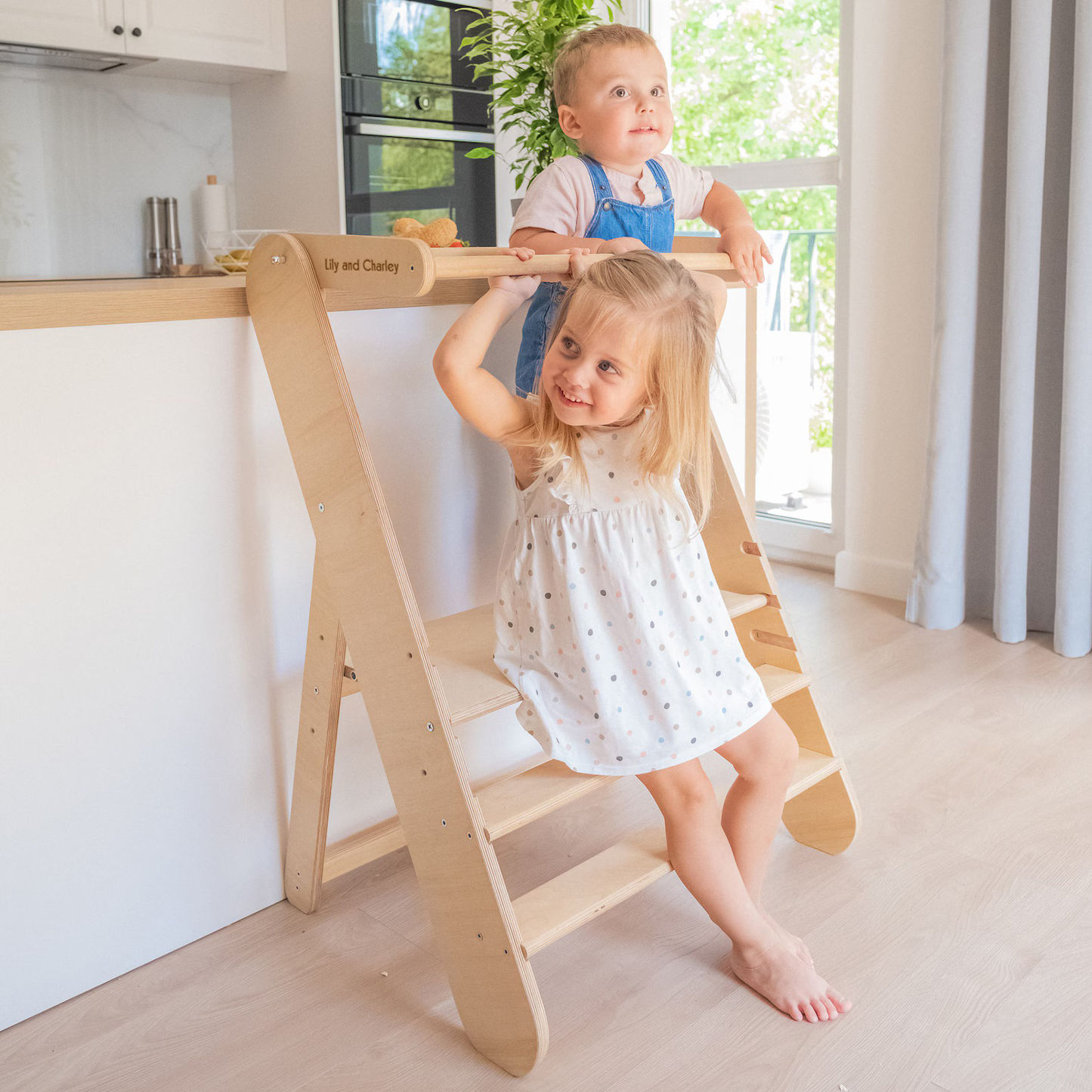 Double Foldable Toddler Tower